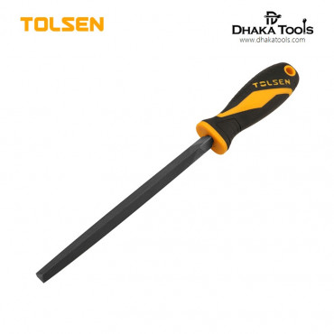 TOLSEN 8" Steel File (Triangular) GRIPro Series Model: 32013