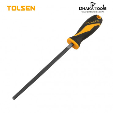 TOLSEN 8" Square Steel File TPR Handle Model: 32017
