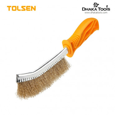 TOLSEN Universal Stainless Steel Wire Brush, 10" (250mm)  Model: 32060