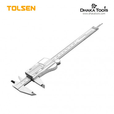TOLSEN  6" Digital Caliper (Metric and Inch), 150mm, Stainless steel, Four-way measurement, Accuracy: 0.01mm Model: 35053