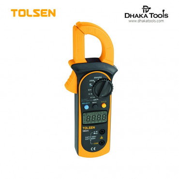 TOLSEN 400A Digital Clamp Multimeter with Case  Model: 38034