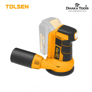 TOLSEN 20V Li-ion Cordless Random Orbit Sander (Battery Not Included) Model 87233