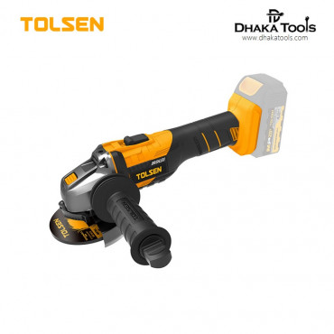 Tolsen Li-ion Brushless Cordless Angle Grinder 20V (Not Included Battery and Charger) Model 87278