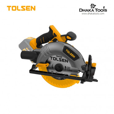 Tolsen Li-Ion Brushless Cordless Circular Saw 20V (Not Included Battery And Charger) Model  87282