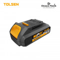 Tolsen 20V 2.0Ah Li-ion Battery Pack  compatible with all TOLSEN MP20V cordless tools. One Powers All, Model: 87472