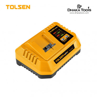 Tolsen 20VDC Li-ion Battery Charger 110W For charging TOLSEN 20V 4.0Ah battery ( 87474 ) Model: 87486