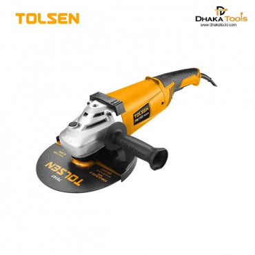 TOLSEN 9" Electric Angle Grinder 2350w 230mm, 6000rpm High Quality, Soft starter, Portable Industrial Grade Model: 79524