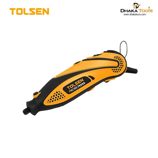 TOLSEN 108Pcs Rotary Tool Set w/ Hard Case 130W Die Grinder GS Approved FX Series Model: 79555