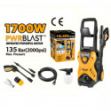 TOLSEN 1700w, 135Bar High Pressure Washer 2000PSI w/ Self Priming Function  PWRBLAST Model: 79589