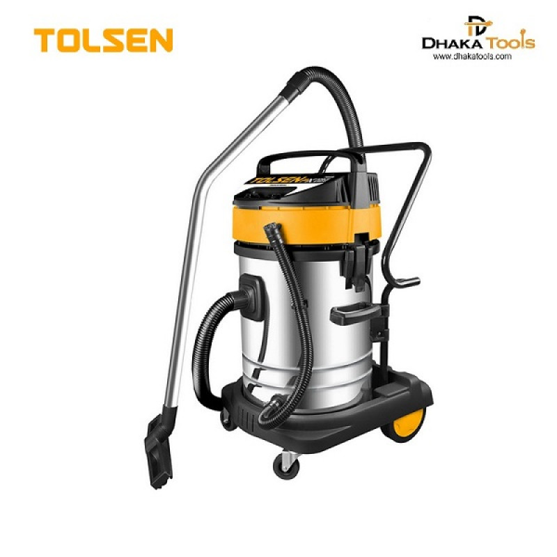 TOLSEN 70L Vacuum Cleaner 70L Duel Motor Wet and Dry Industrial Series Model: 79609