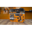 Tolsen 20V LI-ION Cordless Impact Drill with 2 Battery & Hard Case 13mm Metal Chuck (screwdriving / drilling / impact drilling) 87215