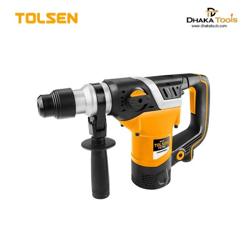 TOLSEN 1050W Rotary Hammer SDS-plus 45mm w/ Free 5Pcs Drills & Hard Case 4.5J FX Series Industrial Model: 88530