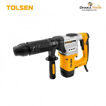 TOLSEN 1050W Demolition Hammer w/ Hard Case, HEX chuck system, 10J Industrial Grade Model: 88550