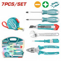 TOTAL 7Pcs Hand Tools Set Household Tool Set Model: THKTHP90076