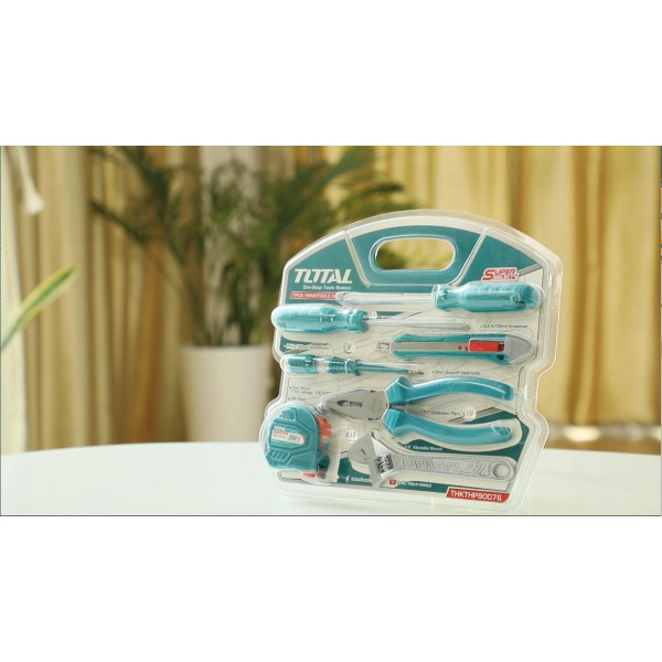 TOTAL 7Pcs Hand Tools Set Household Tool Set Model: THKTHP90076