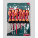 TOTAL 6Pcs Insulated Screwdriver Set THTIS566
