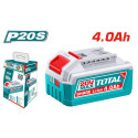 TOTAL TFBLI2002 Lithium-Ion Battery Pack – 20V, 4.0Ah for All TOTAL Cordless Tools