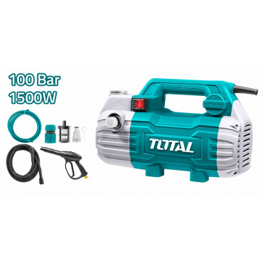 TOTAL TGT11236 High Pressure Washer, 1500W, 100 Bar, Car Washer, Copper wire induction motor; Model: TGT11236 