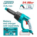 TOTAL TPWLI2008 Cordless pressure washer - 20V, 24.8 Bar, Portable Car Washer (Tool Only – Without Battery & Charger)