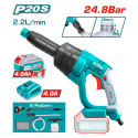 TOTAL TPWLI20084 Cordless pressure washer, 24.8Bar, Car Washer with 20V 4.0Ah Battery & Charger, portable Car Washer