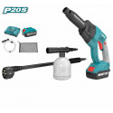 TOTAL TPWLI20084 Cordless pressure washer, 24.8Bar, Car Washer with 20V 4.0Ah Battery & Charger, portable Car Washer
