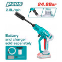 TOTAL TPWLI2036 Cordless Pressure Washer – 20V, 24.8 Bar, Portable Car Washer (Tool Only – Without Battery & Charger)