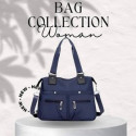 New Large Capacity women shoulder bag ( Blue )