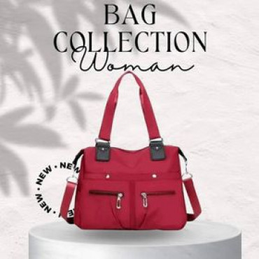 New Large Capacity women shoulder bag ( Red )