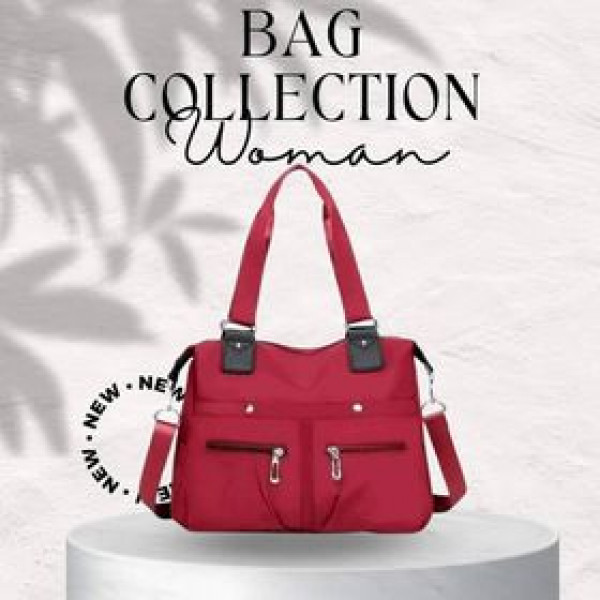 New Large Capacity women shoulder bag ( Red )