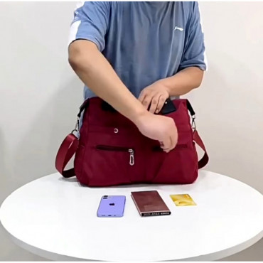 New Large Capacity women shoulder bag ( মেরুন কালার )