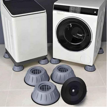 (4 Pcs Set) Anti-Vibration Feet Pads Washing Machine Rubber