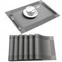 Dining Table Mat ( গ্রে কালার ৬ পিচের সেট )