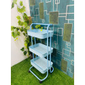 3 Layer Trolly Rack ( Sky Bulu )