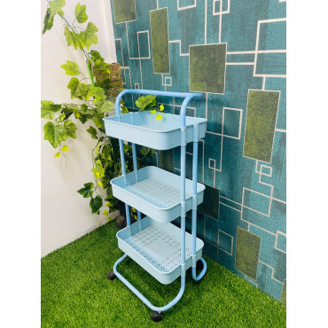 3 Layer Trolly Rack ( Sky Bulu )