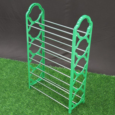 SS 5-Layer Shoe Rack ( Green )