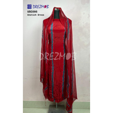 Unstitched Silk 2 Pc...
