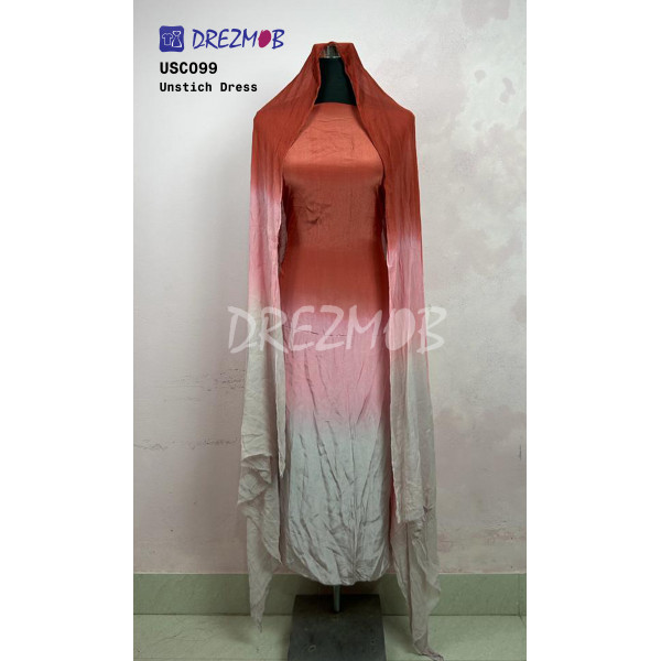 Unstitched Silk 2 Pcs USC099 (Tie-Dye) 