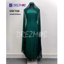 Unstitched Silk 2 Pcs USC166 (Tie-Dye) 