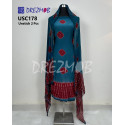 Unstitched Silk 2 Pcs USC178 (Tie-Dye) 