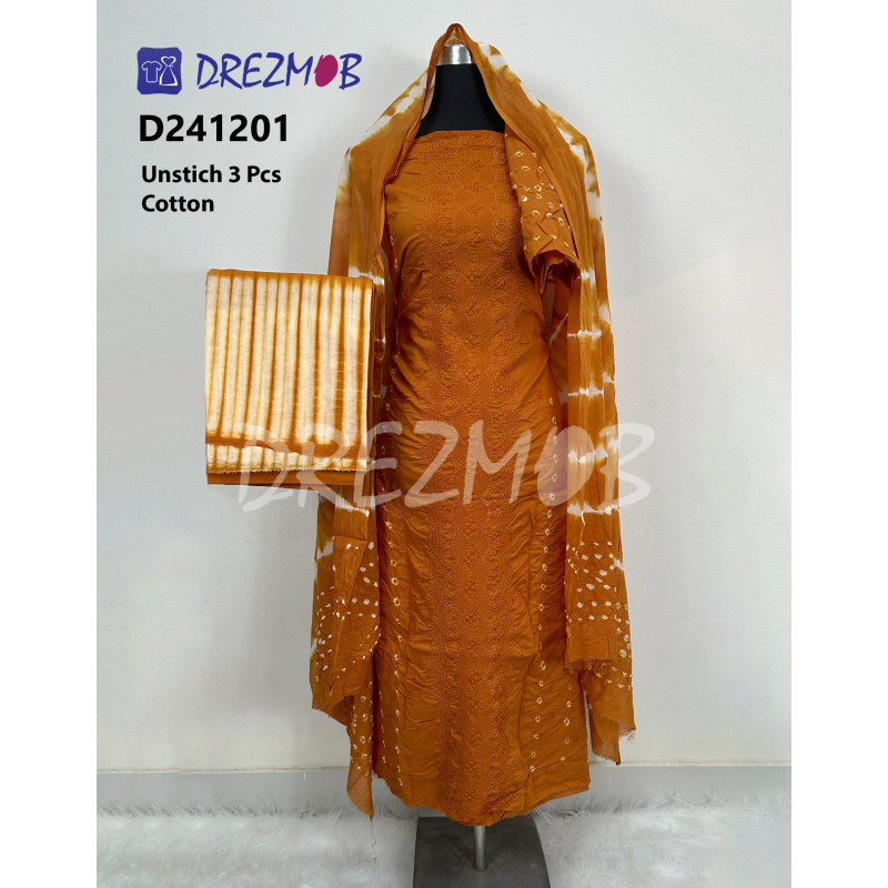 Cotton Batik 3 Pcs (Unstitched) D241201