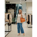 Signature Classic shoulder womens tote bags ( Brown) 