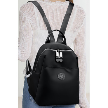  2025 New Hot Women's Backpacks Designer High Quality Soft Nylon Simple Fashion Bag(Black)