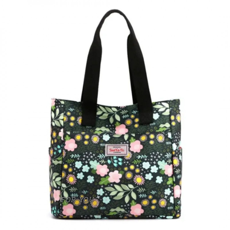 Floral Printing Tote Handbags