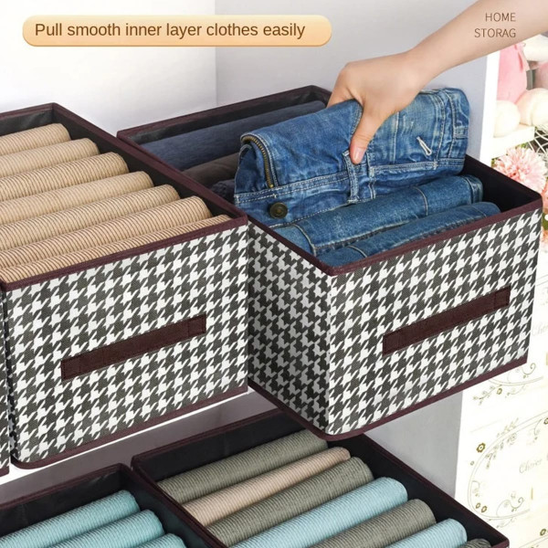 Printed Cloth Storage Box (2 pics)