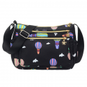 women korean crossbody bag ( black )