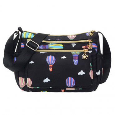women korean crossbody bag ( black )