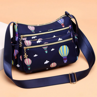women korean crossbody bag ( blue )
