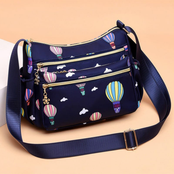 women korean crossbody bag ( blue )