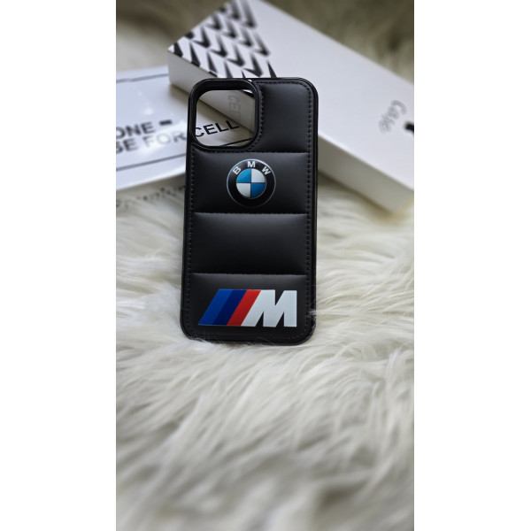 Luxury Performance Puffer Leather M Case for iPhone