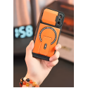 Orange Colour CamSheell Folding Bracket Armor Magnetic Phone Case for iPhone